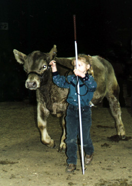 Kelsey Clark in Youth Showing & Fitting Competition at 1998 NILE